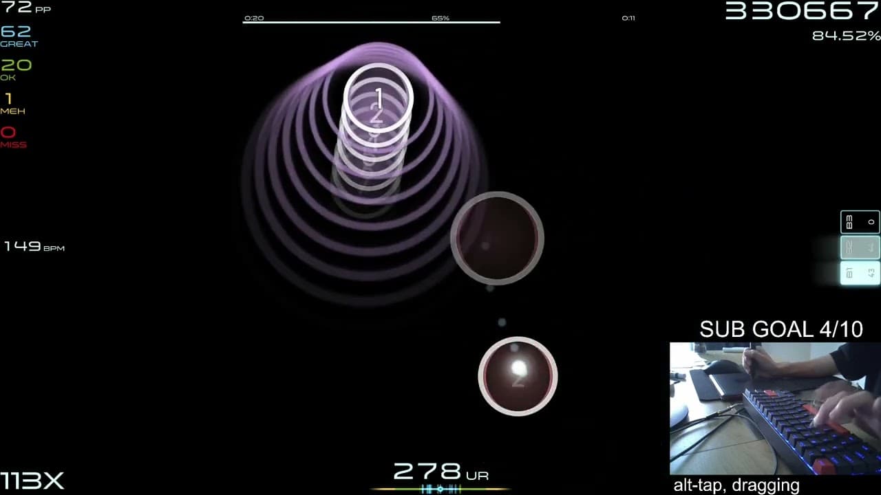 最も簡単に星6のFCメダルを獲得する方法【osu!】